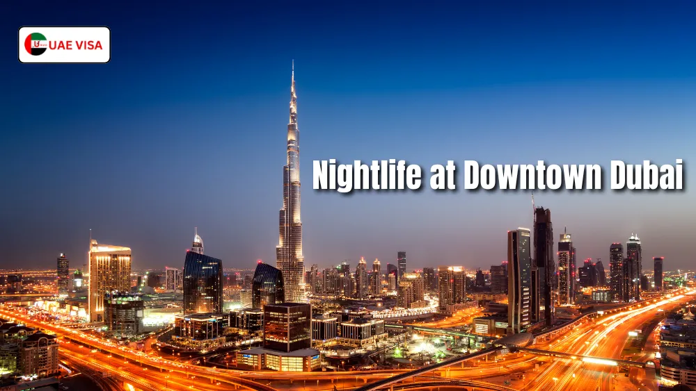 Nightlife at Downtown Dubai